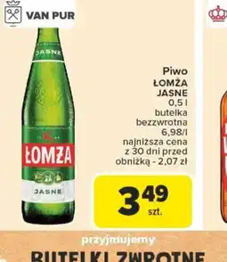 Carrefour Piwo Lomża Jasne oferta