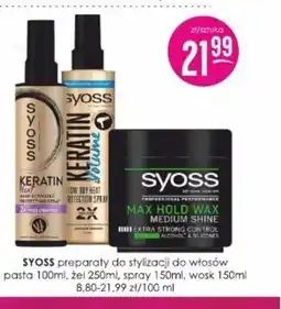 Syoss preparaty do stylizacji do włosów