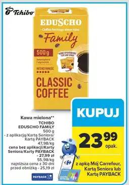 Carrefour Kawa mielona TCHIBO EDUSCHO FAMILY 500g oferta