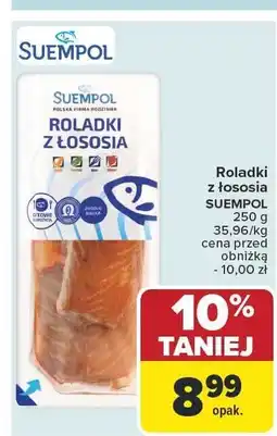 Carrefour Roladki z łososia 250g Suempol oferta
