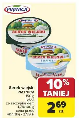 Carrefour Serek wiejski 150g Piątnica oferta