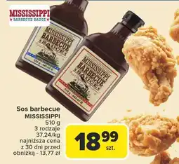Carrefour Sos barbecue MISSISSIPPI 510g oferta