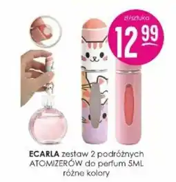 Jaśmin Ecarla zestaw 2 podróżnych atomizerów do perfum 5ml oferta