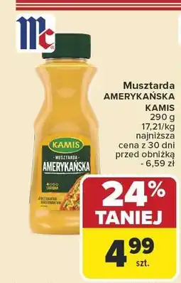 Carrefour Musztarda AMERYKAŃSKA KAMIS 290g oferta