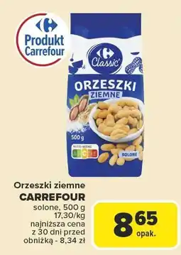 Carrefour Market Orzeszki ziemne Carrefour 500g oferta