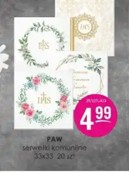Jaśmin Serwetki komunijne PAW oferta