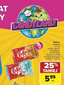 Carrefour Market Baton KITKAT kokos 41,5g oferta