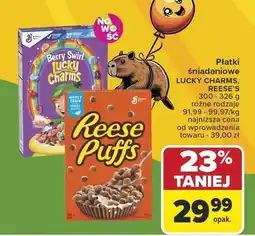 Carrefour Market Płatki śniadaniowe LUCKY CHARMS, REESE'S 300-326g oferta