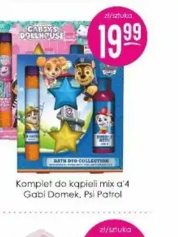 Jaśmin Komplet do kąpieli mix a'4 Gabi Domek, Psi Patrol oferta