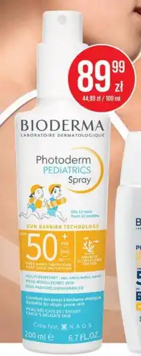 Apteka Cosmedica Bioderma Photoderm Pediatrics Spray SPF 50+ oferta