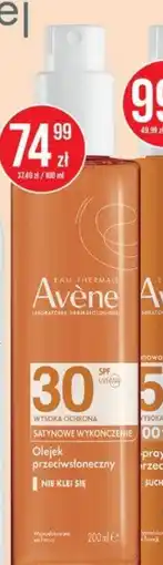 Apteka Cosmedica Avene olejek przeciwsłoneczny oferta