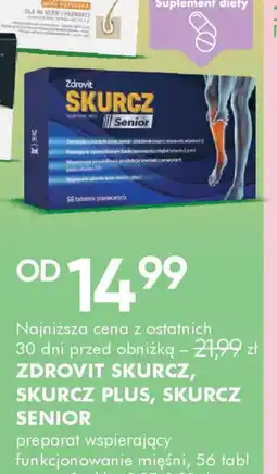 SuperPharm Zdrovit Skurcz, Skurcz Plus, Skurcz Senior oferta