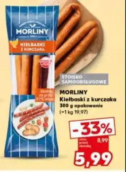 Kaufland Kiełbaski z kurczaka Morliny oferta