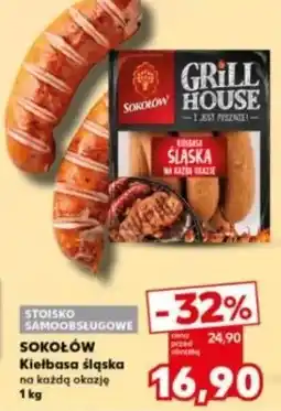 Kaufland Kiełbasa śląska Sokołów grill house oferta