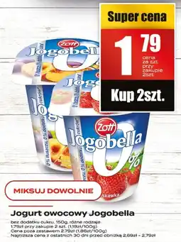 Supeco Jogurt owocowy Jogobella 4x150g Zott oferta
