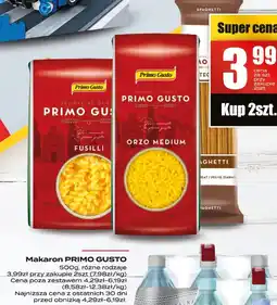 Supeco Makaron PRIMO GUSTO różne rodzaje oferta