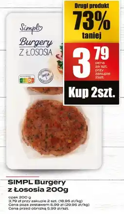 Supeco Burgery z łososia SIMPL 200g oferta