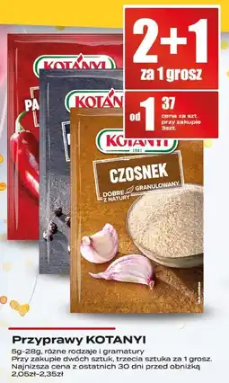 Supeco Przyprawy KOTANYI czosnek oferta