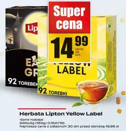 Supeco Herbata Lipton Yellow Label oferta