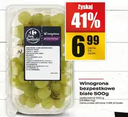 Supeco Winogrona bezpestkowe białe 500g Supeco oferta
