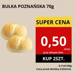 Supeco Bułka poznańska 70g Supeco oferta