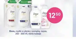 Sekret Urody Dove, mydło w płynie z pompką, zapas oferta