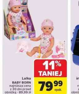 Carrefour Lalka Baby Born oferta