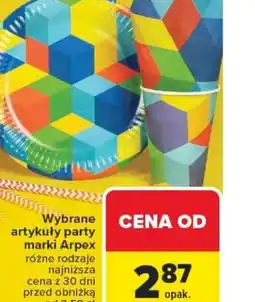 Carrefour Artykuły party marki Arpex oferta