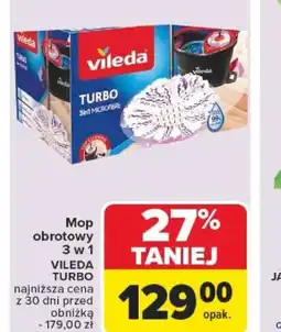 Carrefour Mop obrotowy Vileda Turbo 3w1 oferta