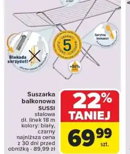 Carrefour Suszarka balkonowa Sussi oferta