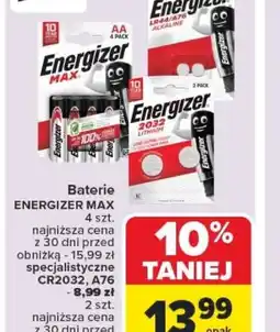 Carrefour Baterie Energizer Max oferta