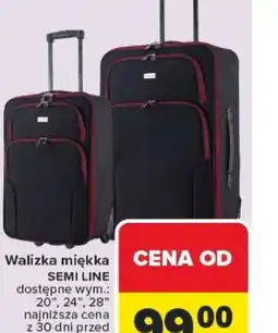 Carrefour Walizka miękka Semi Line oferta