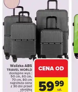 Carrefour Walizka ABS Travel World oferta