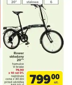 Carrefour Rower składany oferta