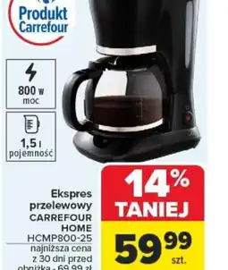 Carrefour Ekspres przelewowy Carrefour Home HCMP800-25 oferta