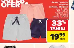 Carrefour Szorty, bermudy dresowe damskie, dziecięce oferta