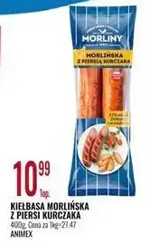 E.Leclerc Kiełbasa morlińska z piersią kurczaka Morliny oferta