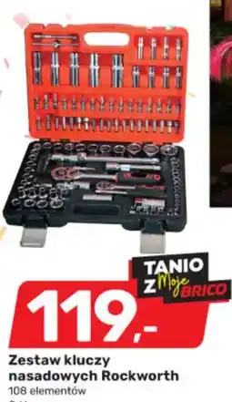 Bricomarche Zestaw kluczy nasadowych Rockworth oferta