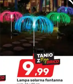 Bricomarche Lampa solarna fontanna oferta
