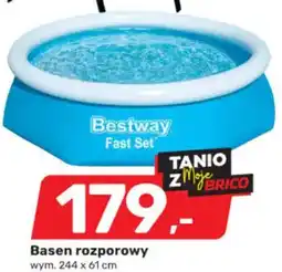 Bricomarche Basen rozporowy Bestway Fast Set oferta