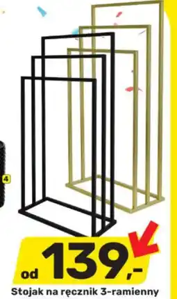 Bricomarche Stojak na ręcznik 3-ramienny oferta