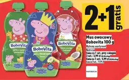 Topaz Mus owocowy Bobovita 100 g oferta