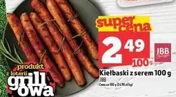 Topaz Kiełbaski z serem 100g JBB oferta