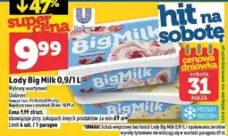 Topaz Lody Big Milk 0,9/1L Unilever oferta