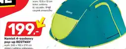 Bricomarche Namiot 4-osobowy pop-up BESTWAY oferta