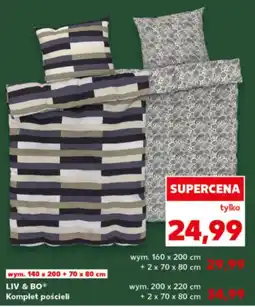 Kaufland Komplet pościeli Liv & BO oferta