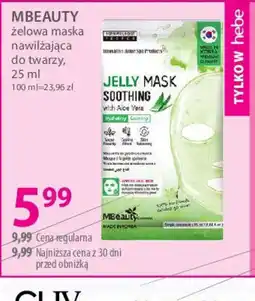 Hebe Mbeauty żelowa maska nawilżająca do twarzy oferta