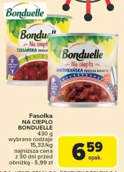 Carrefour Fasolka na ciepło Bonduelle oferta