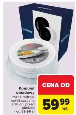 Carrefour Komplet obiadowy Luminarc oferta