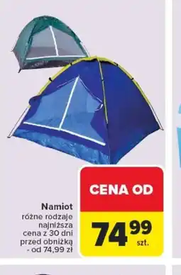 Carrefour Namiot oferta